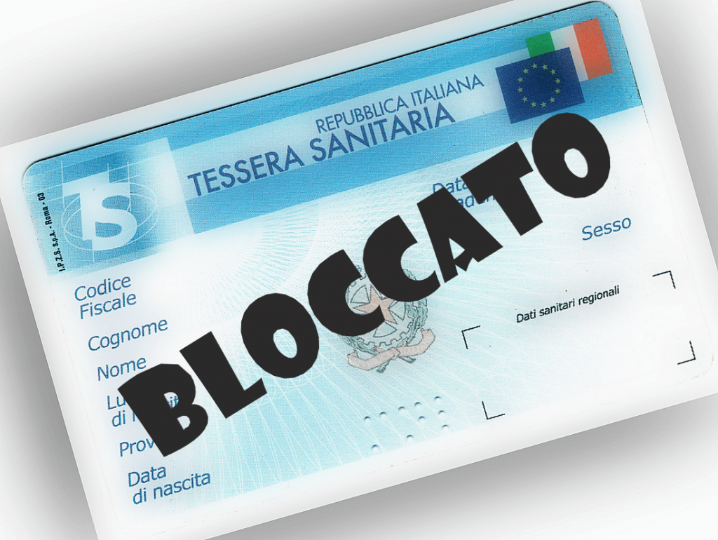 CODICE FISCALE BLOCCATO